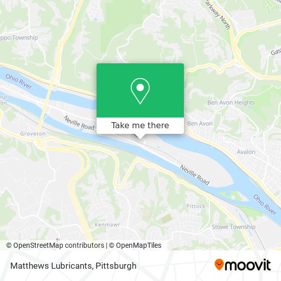 Matthews Lubricants map