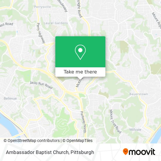 Ambassador Baptist Church map