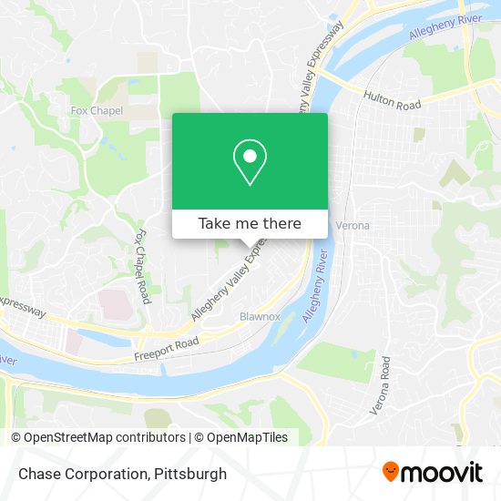 Chase Corporation map