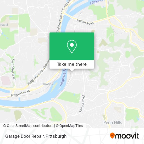 Garage Door Repair map