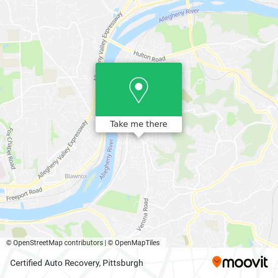 Certified Auto Recovery map