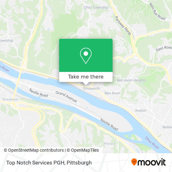 Mapa de Top Notch Services PGH