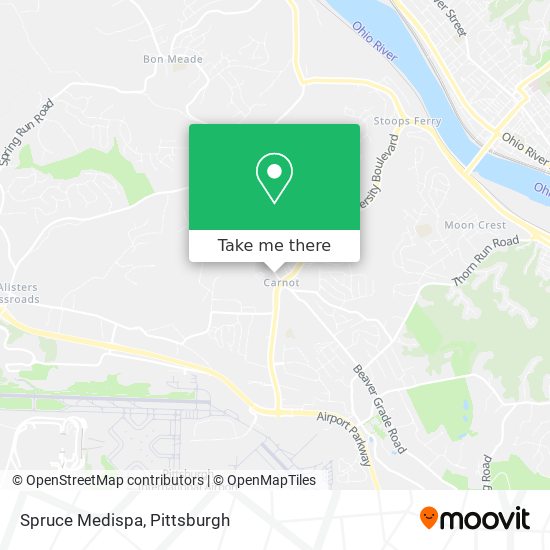 Spruce Medispa map