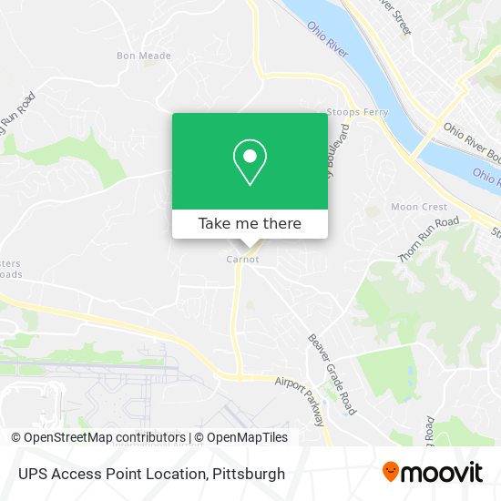 Mapa de UPS Access Point Location