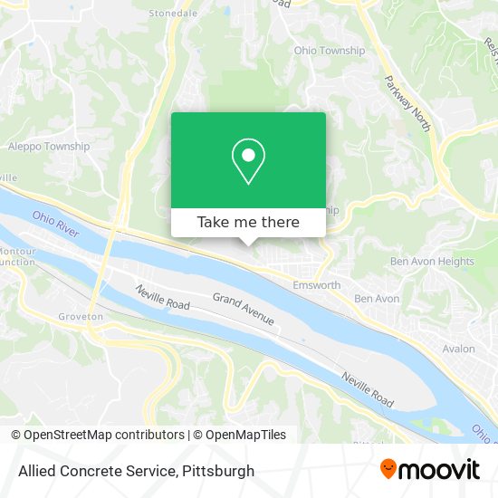 Mapa de Allied Concrete Service