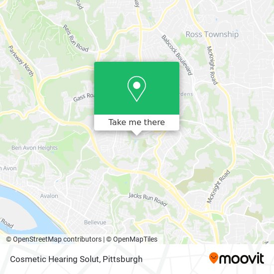 Mapa de Cosmetic Hearing Solut
