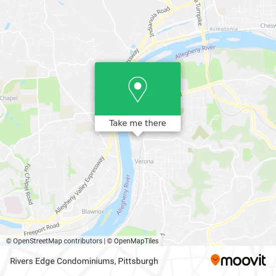 Rivers Edge Condominiums map