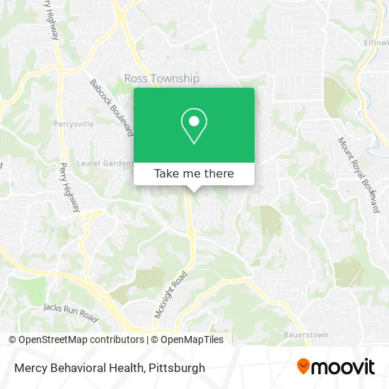 Mercy Behavioral Health map