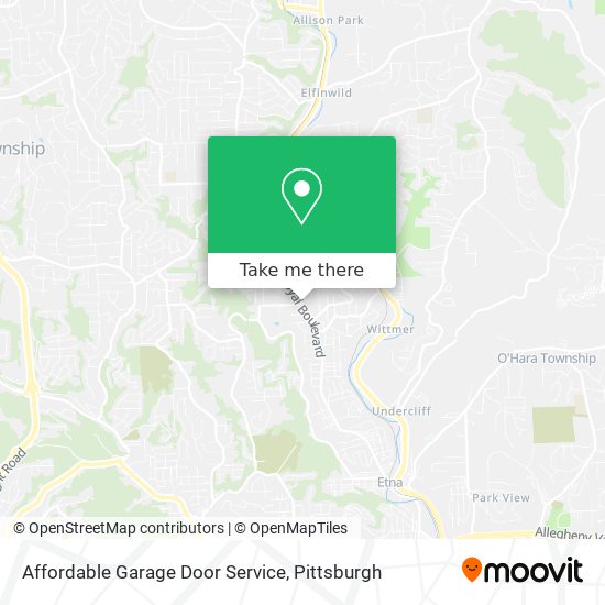 Mapa de Affordable Garage Door Service