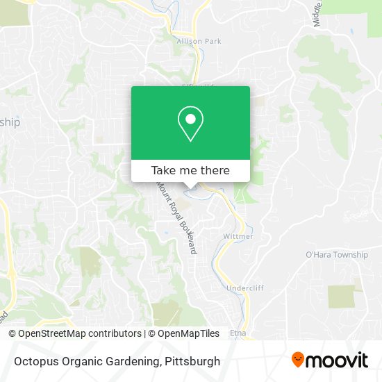 Octopus Organic Gardening map