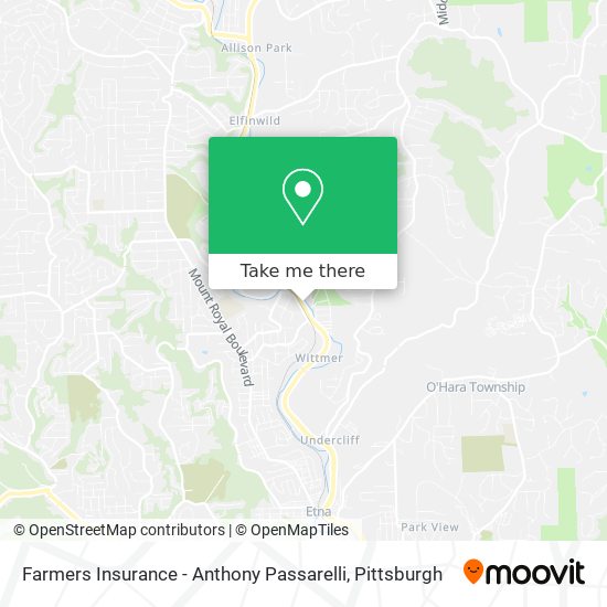 Mapa de Farmers Insurance - Anthony Passarelli