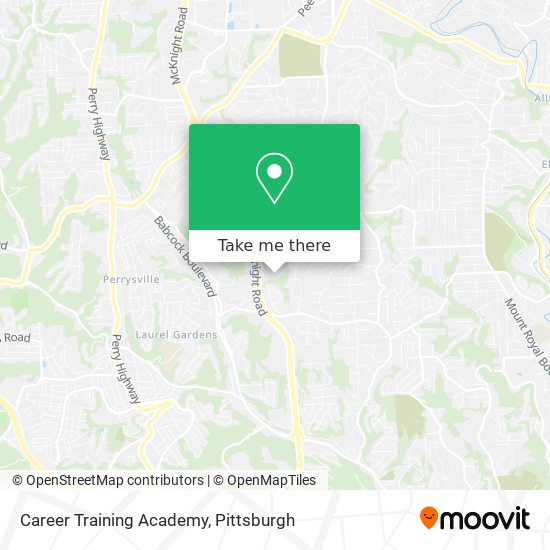 Career Training Academy map