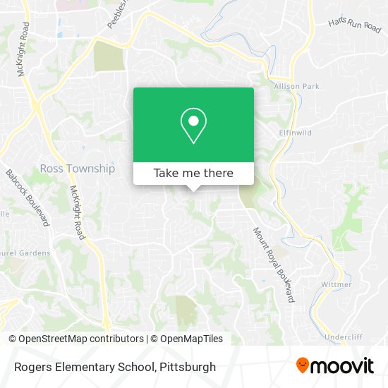 Rogers Elementary School map