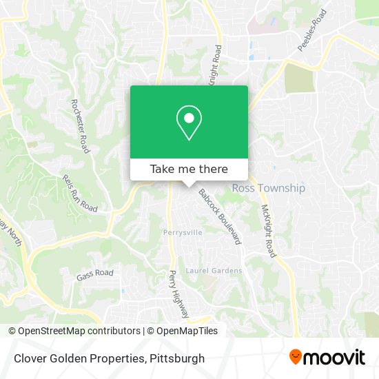 Clover Golden Properties map