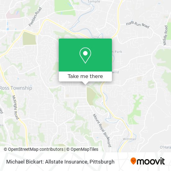 Michael Bickart: Allstate Insurance map