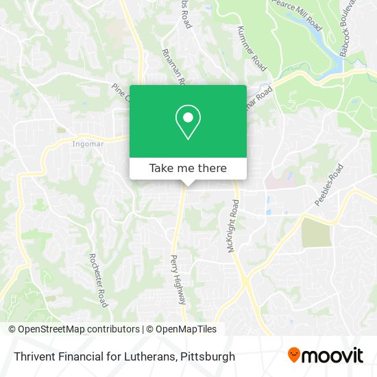 Thrivent Financial for Lutherans map