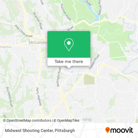 Midwest Shooting Center map