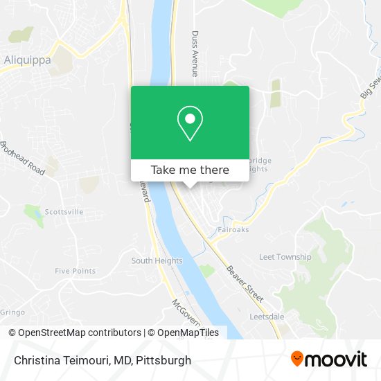 Christina Teimouri, MD map