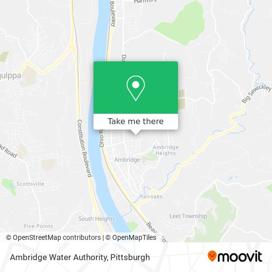 Mapa de Ambridge Water Authority