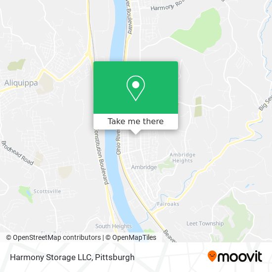 Mapa de Harmony Storage LLC