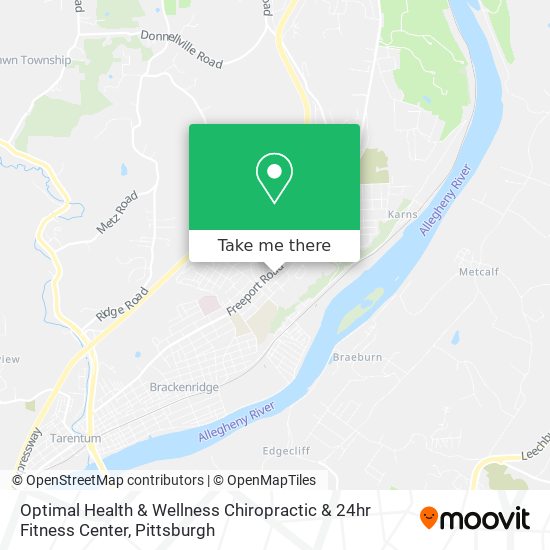 Mapa de Optimal Health & Wellness Chiropractic & 24hr Fitness Center