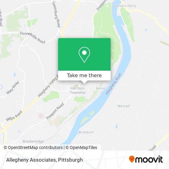 Allegheny Associates map