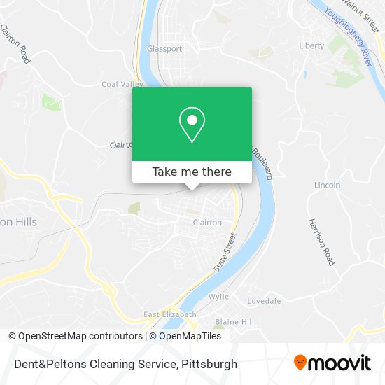 Dent&Peltons Cleaning Service map