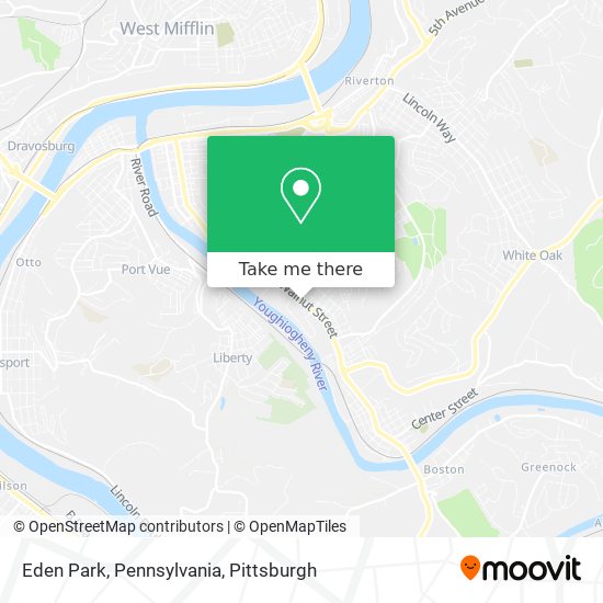 Mapa de Eden Park, Pennsylvania