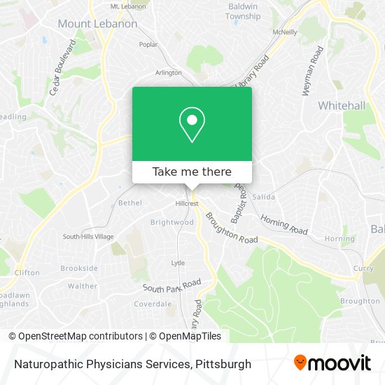 Naturopathic Physicians Services map