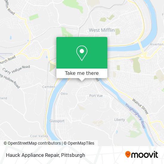 Mapa de Hauck Appliance Repair