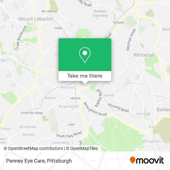 Penney Eye Care map