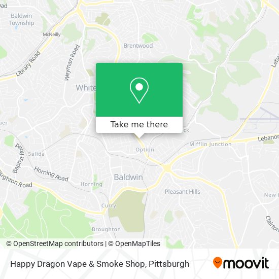 Mapa de Happy Dragon Vape & Smoke Shop