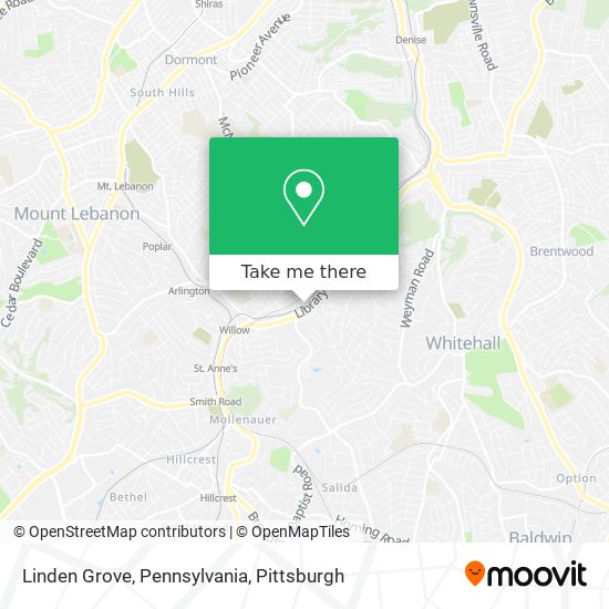 Linden Grove, Pennsylvania map