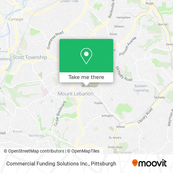 Commercial Funding Solutions Inc. map