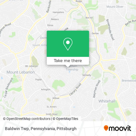 Baldwin Twp, Pennsylvania map