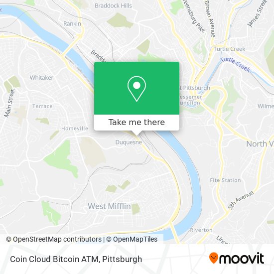 Coin Cloud Bitcoin ATM map