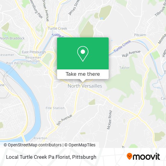 Local Turtle Creek Pa Florist map