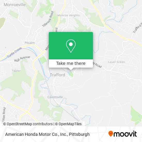 American Honda Motor Co., Inc. map