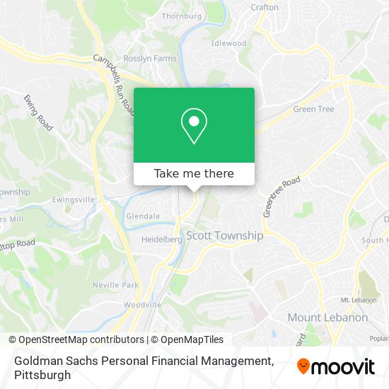 Mapa de Goldman Sachs Personal Financial Management