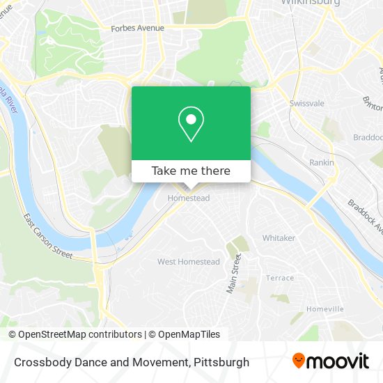 Mapa de Crossbody Dance and Movement