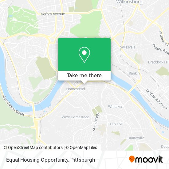 Equal Housing Opportunity map