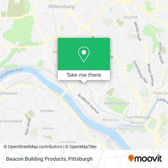 Beacon Building Products map