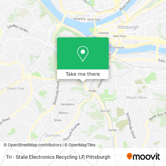 Mapa de Tri - State Electronics Recycling LP