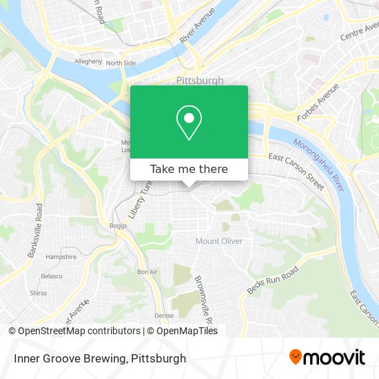 Inner Groove Brewing map