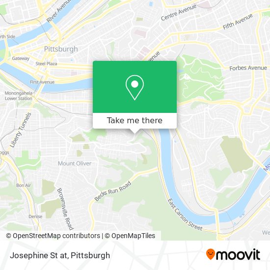 Mapa de Josephine St at