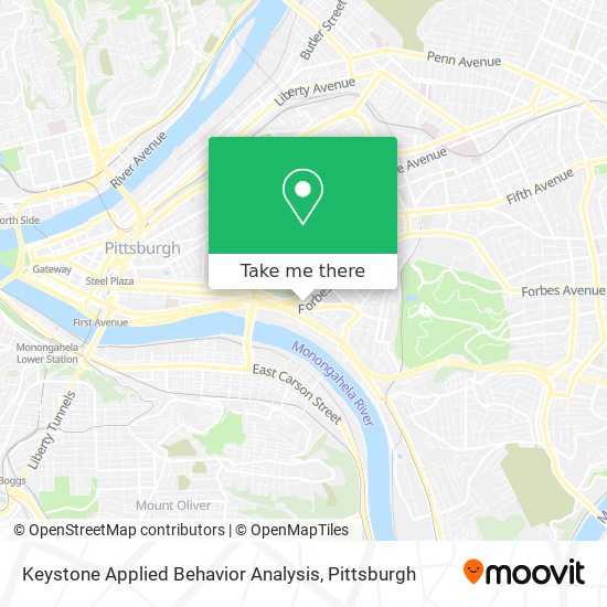 Keystone Applied Behavior Analysis map