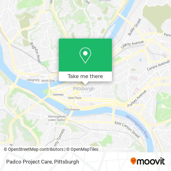 Mapa de Padco Project Care