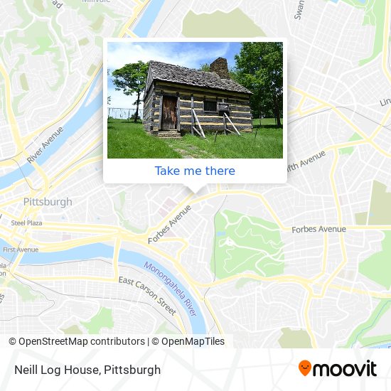 Neill Log House map