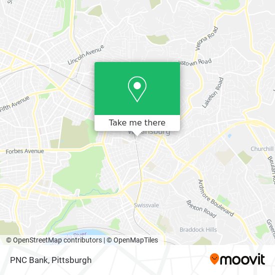 PNC Bank map