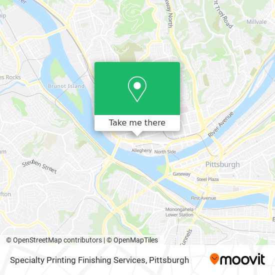 Specialty Printing Finishing Services map